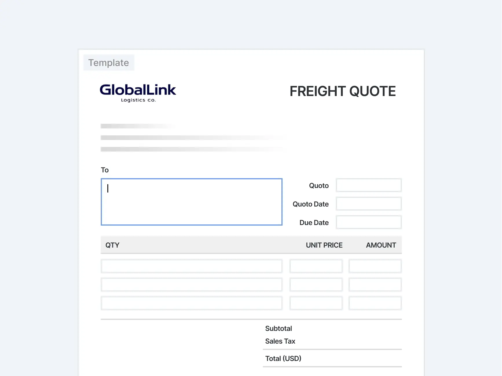 Uprite Logistics rate and quoting feature 1